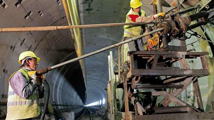 Fast ein Jahrzehnt dauerten die Arbeiten an dem „Marmaray“-Projekt rund um Istanbul, das Europa und Asien verbindet.