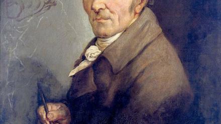 Macht und Magie. Graff schuf mehr als 2000 Porträts, darunter auch das Selbstporträt mit Augenschirm, das kurz vor seinem Tod 1813 entstand. 
