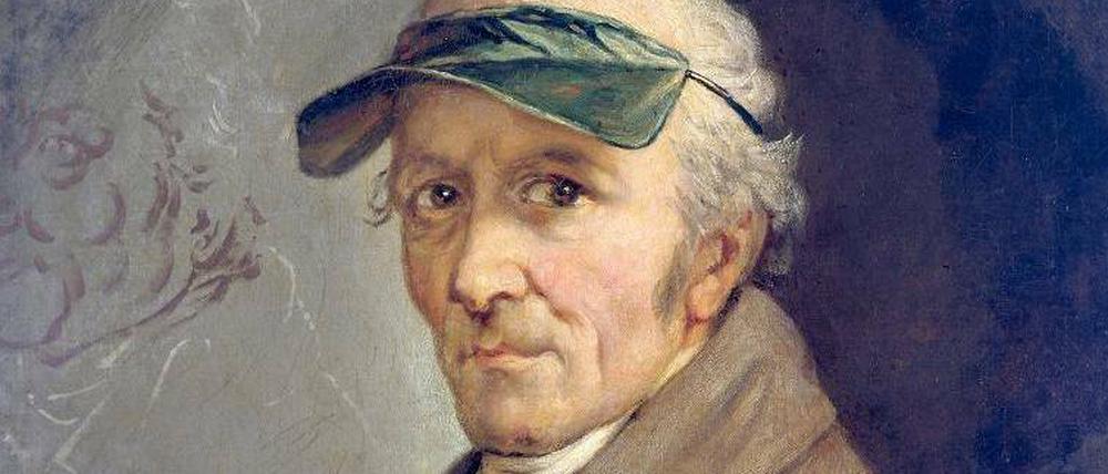 Macht und Magie. Graff schuf mehr als 2000 Porträts, darunter auch das Selbstporträt mit Augenschirm, das kurz vor seinem Tod 1813 entstand. 