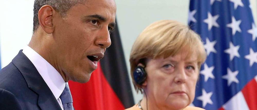 Angela Merkel ist auf Barack Obama im Moment wohl nicht sehr gut zu sprechen.