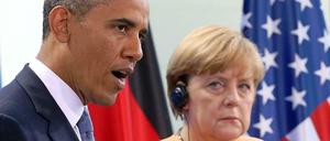 Angela Merkel ist auf Barack Obama im Moment wohl nicht sehr gut zu sprechen.
