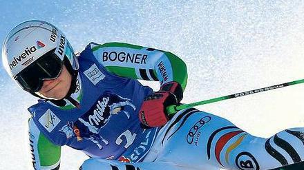 Richtung Sotschi. Viktoria Rebensburg ist bei den Winterspielen 2014 dabei. Foto: AFP