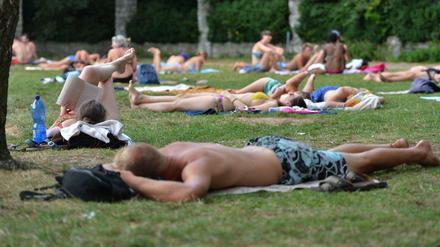 In Berlin lässt es sich herrlich faulenzen.