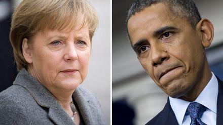Angela Merkel und Barack Obama