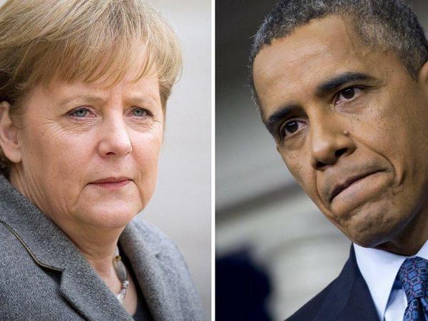 Angela Merkel und Barack Obama