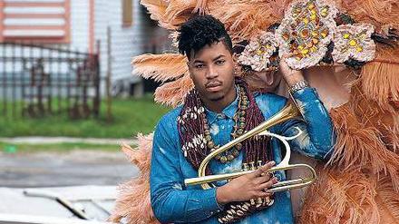 Hüter der Tradition. Christian Scott (30) wuchs als Nachfahre von Mardi Gras Indians in New Orleans auf. 