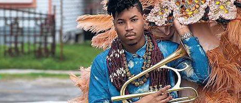 Hüter der Tradition. Christian Scott (30) wuchs als Nachfahre von Mardi Gras Indians in New Orleans auf. 