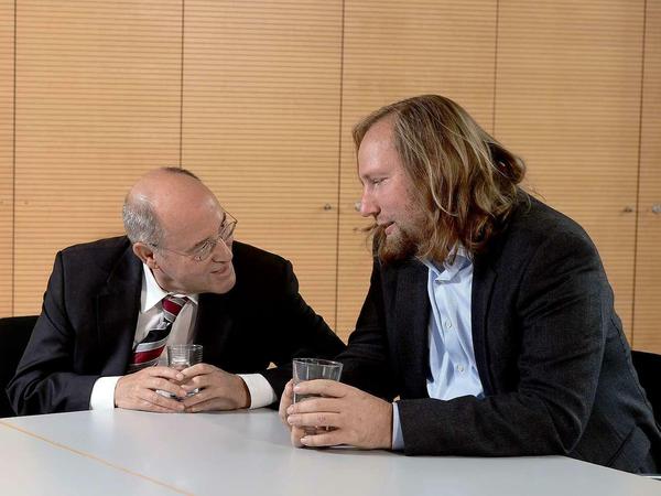 Gregor Gysi und Anton Hofreiter