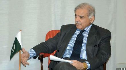 Shahbaz Sharif, Ministerpräsident der größten Provinz Pakistans, wirbt in Deutschland um Investitionen.