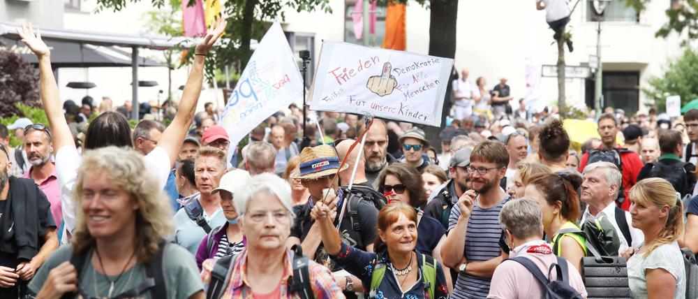Es sind viele Autokorsos und Demos im Regierungsviertel angemeldet. Einige hat die Polizei bereits verboten.