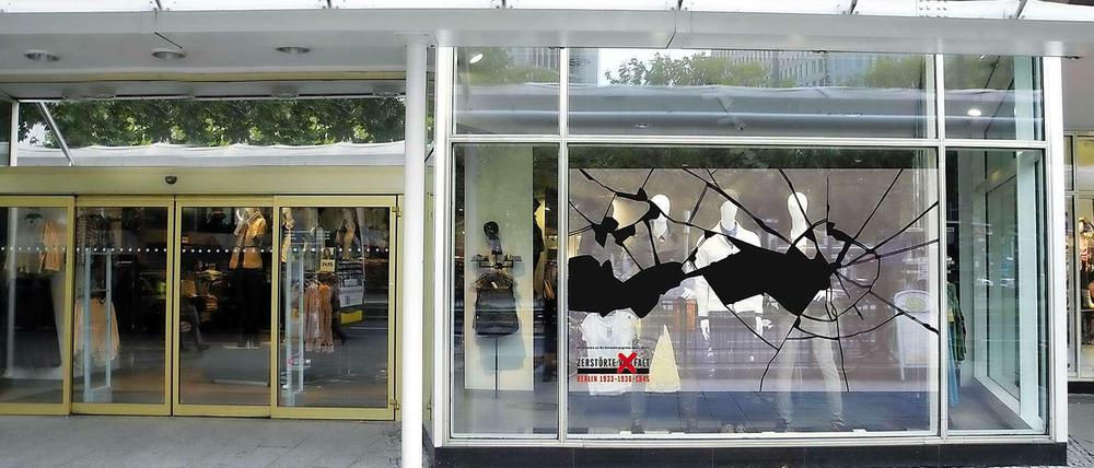 Zeichen setzen. Die Schaufensterfolien in einer Simulation. 