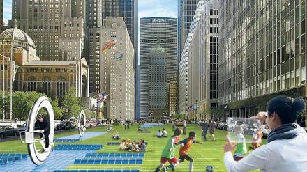 Platz fürs Spiel. Nach den Ideen der Bostoner Architekten Höweler und Yoon können städtische Räume mehrfach genutzt werden – je nach Tageszeit.