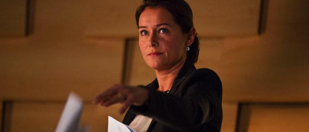 Eine Art Watergate ist kein Thema in der dänischen Serie "Borgen - Gefährliche Seilschaften", die auf Arte läuft. Sidse Babett Knudsen spielt Birgitte Nyborg, die erste dänische Ministerpräsidentin.