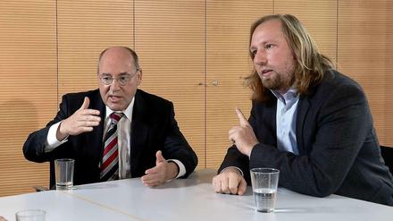 Gregor Gysi und Anton Hofreiter