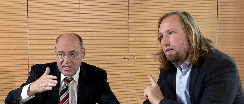 Gregor Gysi und Anton Hofreiter
