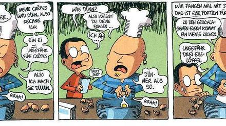 So geht’s. Guillaume Long bei einem Crêpes-Meister. 