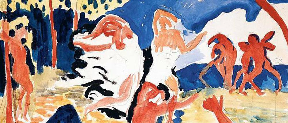 André Derain malte 1905 „Das Goldene Zeitalter“