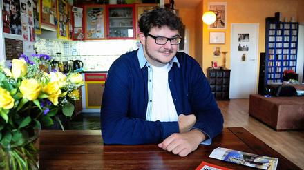 Plattenkind.Axel Ranisch, 30, lebt in Lichtenberg und hat an der HFF Regie studiert. Sein Durchbruch 2011 war der Festivalhit "Dicke Mädchen".