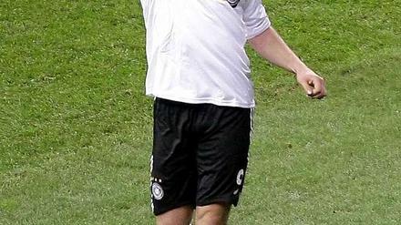 Kein Blinder. Patrick Helmes spielte 13 Mal für die Nationalelf. 