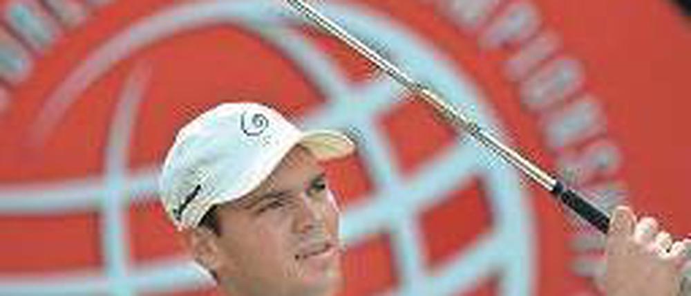 Wo ist das Vögelchen? Kaymer gelangen in der dritten Runde zehn Birdies. Foto: AFP