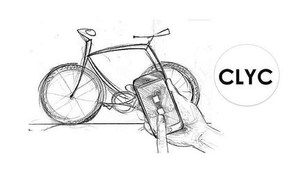 So soll es gehen künftig: Das Fahrrad wird per Smartphone ver- und entriegelt.