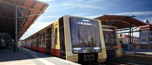 Platte Schnauze: So sieht Berlins neue S-Bahn aus. Vorgestellt wurde die Designstudie im Dezember 2015.