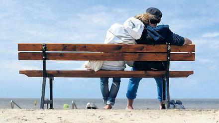 Deichglück. An der Nordsee genießen die Menschen ihr Leben am meisten.