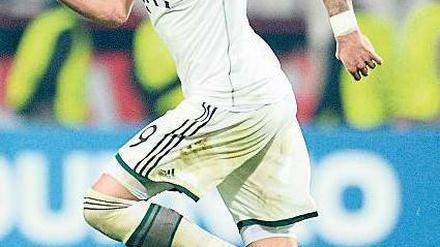 Die klassische Lösung. Bayerns zentraler Angreifer Mario Mandzukic. Foto: dpa