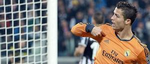 ICH! Cristiano Ronaldo traf für Real Madrid zum 1:1 gegen Juventus Turin.