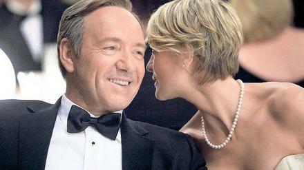 Kevin Spacey als Francis J. Underwood und Robin Wright als seine Ehefrau.