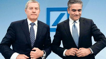 Ein herausforderndes Umfeld: Die beiden Chefs Jürgen Fitschen (l.) und Anshu Jain müssen mit Belastungen aus Rechtsstreitigkeiten in Milliardenhöhe rechnen.