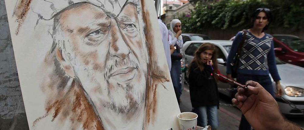 Straßenkunst in Ramallah.