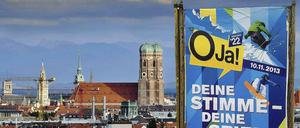 Buhlen um Jasager: München wirbt um Stimmen für eine Olympia-Bewerbung 2022.