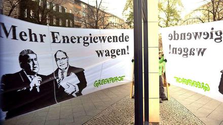 Allen Aufforderungen von Umweltschützern zum Trotz wurde am Samstag eine Verlangsamung der Energiewende beschlossen.