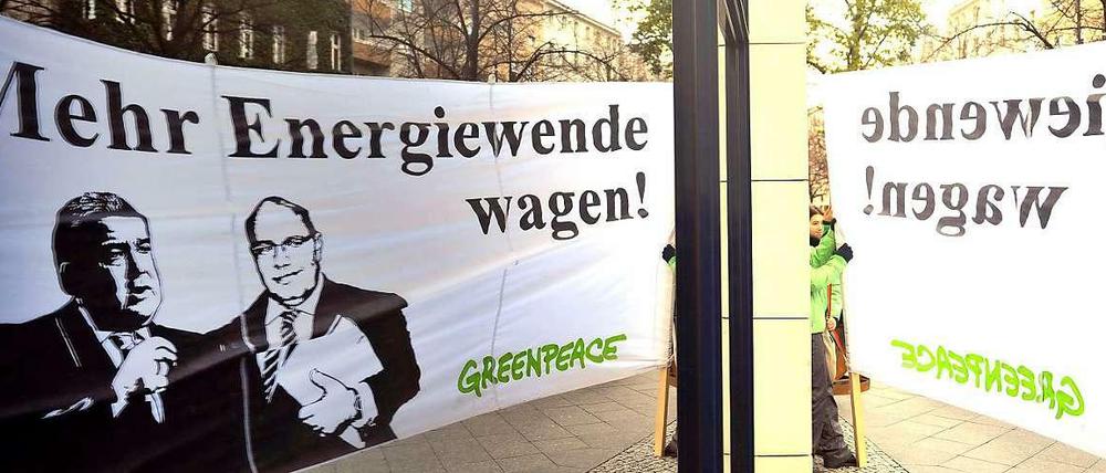 Allen Aufforderungen von Umweltschützern zum Trotz wurde am Samstag eine Verlangsamung der Energiewende beschlossen.