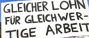 Bis zum 21. März 2014 müssen Frauen arbeiten, um das gleiche zu verdienen wie die Männer bis Ende 2013.