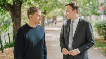 Streitgespraech mit CDU-Generalsekretaer Ziemiak und Union-Berlin-Manager Oliver Ruhnert in der CDU-Bundesgeschaeftsstelle (Konrad-Adenauer-Haus) in Berlin am 24. August 2021.