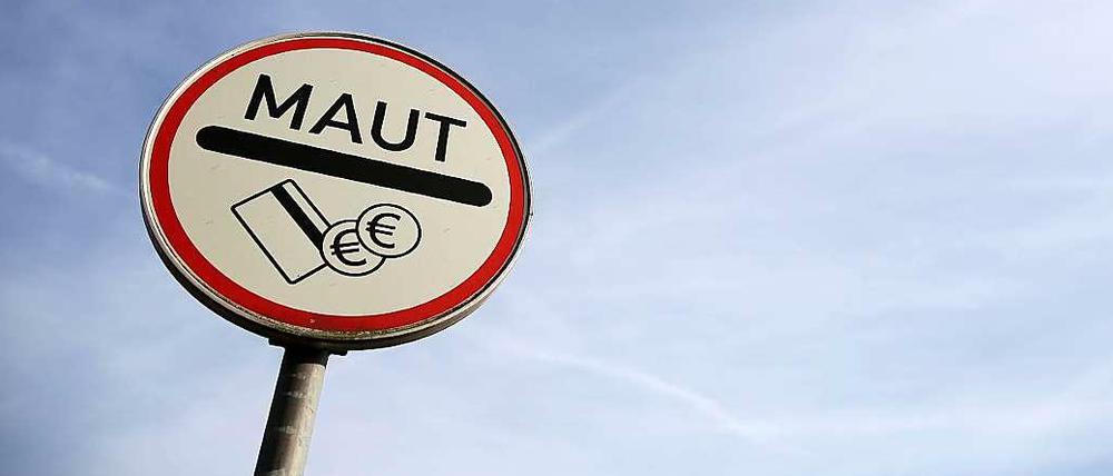 Hier wird Straßenmaut verlangt.