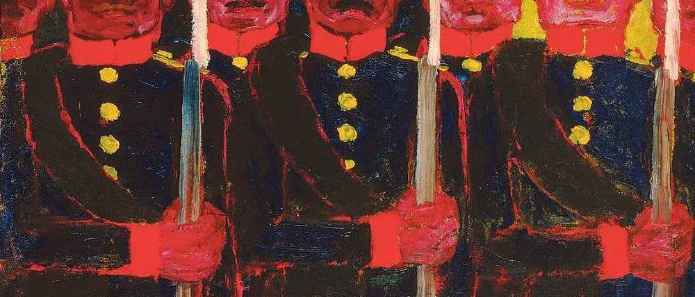 Arm dran, Hand ab. Das Militär, in der Bonner Ausstellung künstlerisch reflektiert I: Emil Noldes Gemälde „Soldaten“ von 1913.