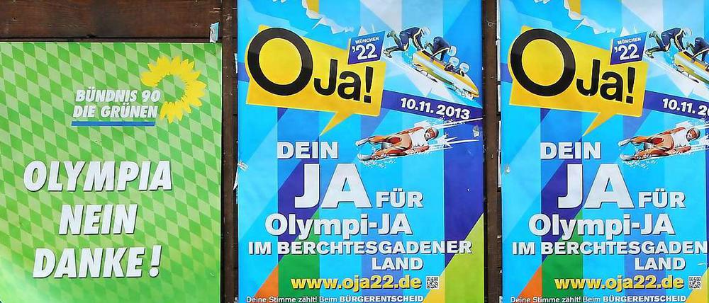 Dagegen oder dafür? In Bayern ist Olympia-Wahlkampf.