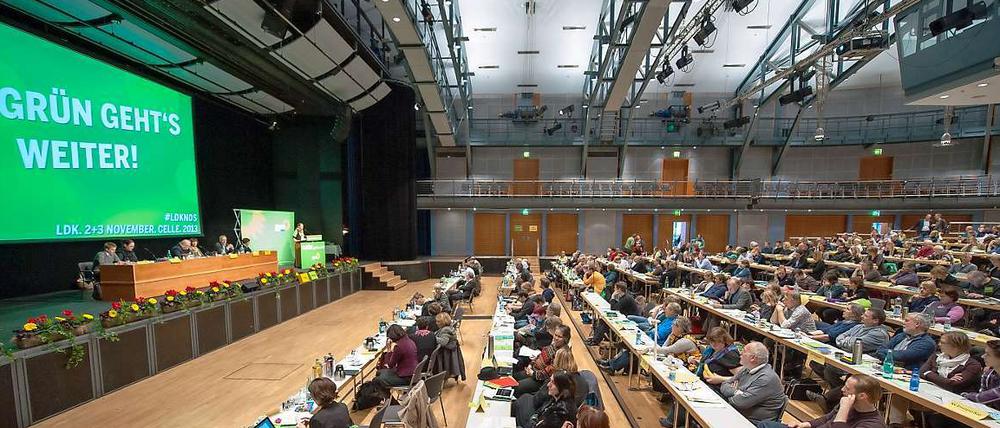 Die Grünen, hier beim Landesparteitag in Niedersachsen, fokussieren sich wieder auf ihre Kernthemen.