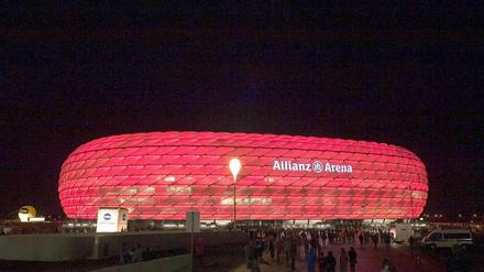 Das rote Raumschiff ist gelandet.