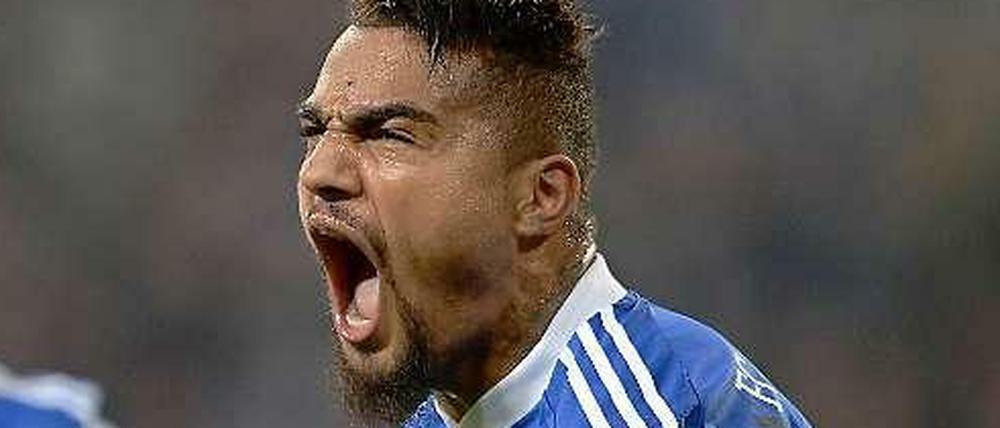 Beim Barte Boatengs. Schalke dreht das Spiel gegen Bremen, vor allem auch dank Kevin-Prince Boateng.
