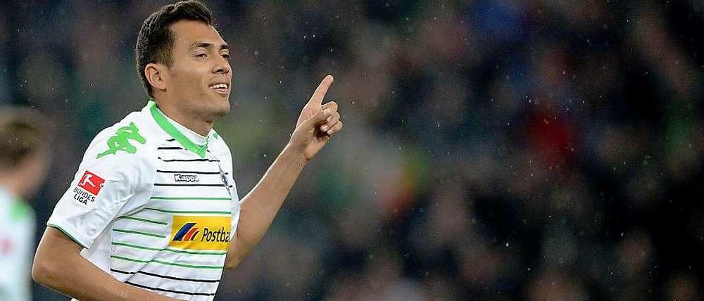 Brach den Bann: Gladbachs Juan Arango erzielte das 1:1.