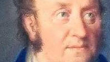 Jean Paul. 1823 gemalt von Lorenz Kreul, aus Privatbesitz.