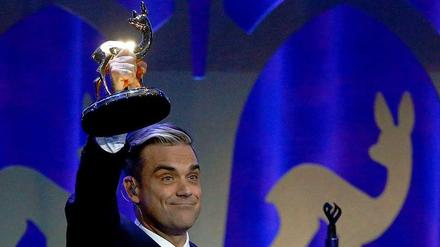 Robbie Williams erhielt den Bambi in der Kategorie 'Entertainment'.
