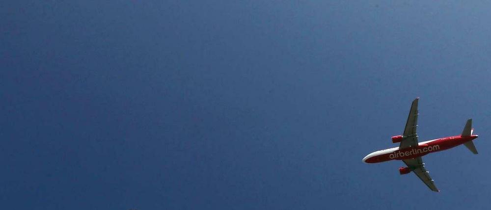 Man kann ja den Flugbetrieb einschränken: Air Berlin