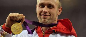 Mann mit Gold. Robert Harting sprach sich für Olympische Spiele in Berlin aus. Unter gewissen Voraussetzungen.