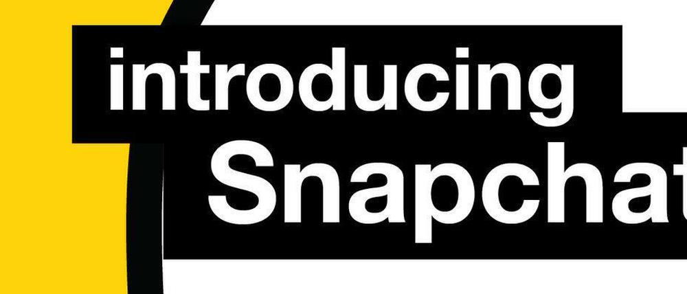 Snapchat stellt sich vor - viel mehr ist auf der Startseite ohne Anmeldung nicht zu sehen.
