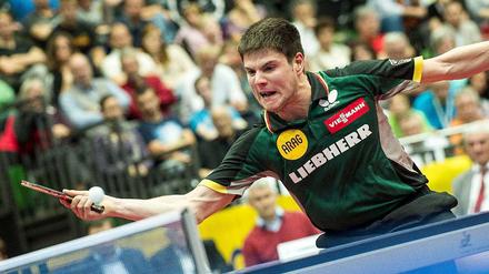 Er lässt es am Tisch gerne krachen. Mit seinem Spielstil ist Dimitrij Ovtcharov den Chinesen näher als sein Freund und Nationalmannschaftskollege Timo Boll.